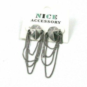 NWT Jewelry Vintage Boho Silver Metal Stud Earring